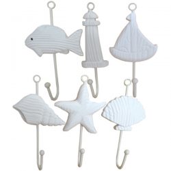 Sealife Wall Hooks Starfish 19cm Pack of 12