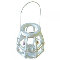 Tealight Lantern 19x19x38cm